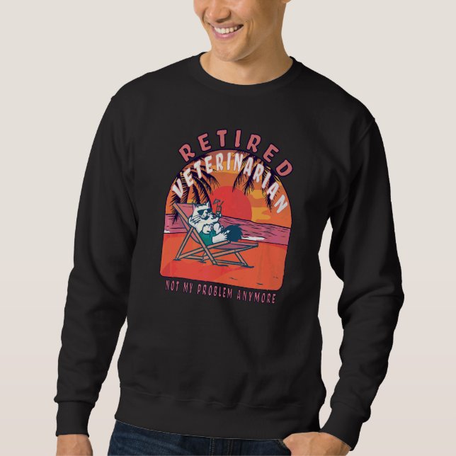 Sudadera Jubilación veterana de cosecha retirada (Anverso)