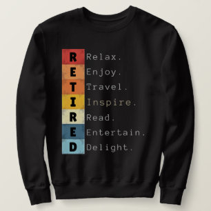 Sudadera Jubilación Vintage 2025 Para Jubilados Divertido
