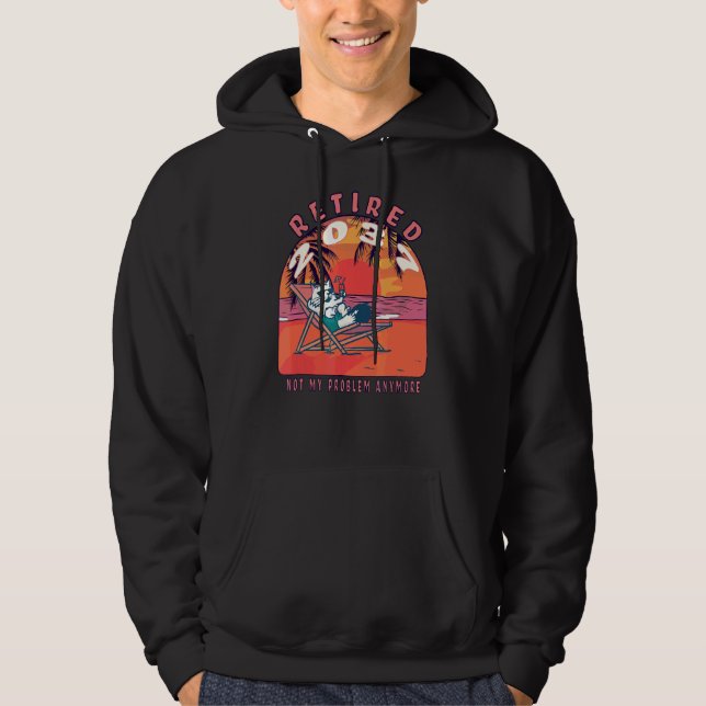 Sudadera Jubilación Vintage 2037 Retirada (Anverso)