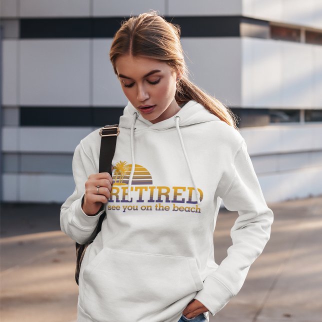 Sudadera Jubilado Nos vemos en la playa (Subido por el creador)