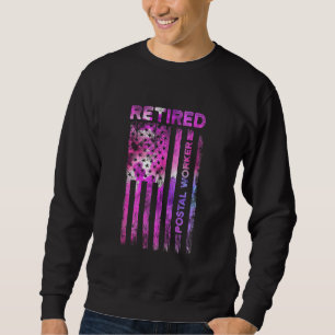 Sudadera Jubilado Trabajador Postal Uu Banderas Retirada po