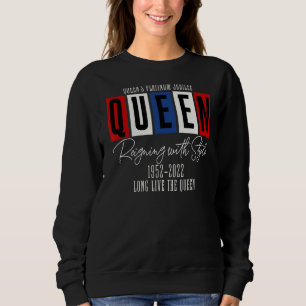 Sudadera Jubileo Platino de Reina 2022 70 años de vida T