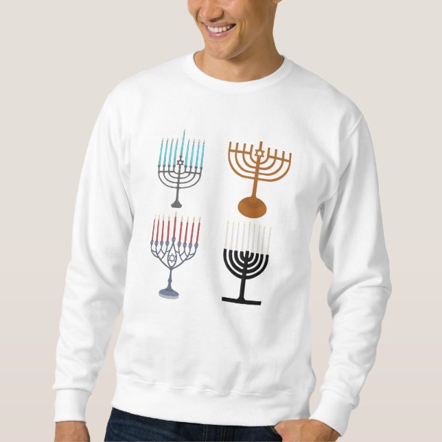 Sudadera Judaísmo Hanukkah Religión judía (Anverso)