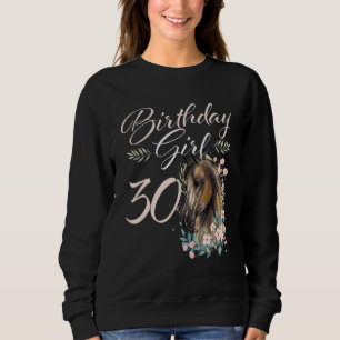 Sudadera Judía 30 a Chica de cumpleaños Caballo de 30 años