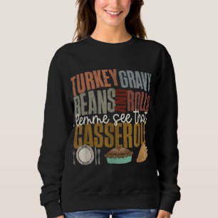 Sudadera Judías Gravy en Turquía hacen rodar Casserole Retr