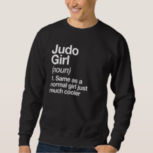 Sudadera Judo Chica Definición Diversión Sassy Deportes jap