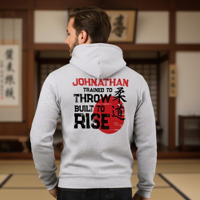 Sudadera Judo - Entrenado para Lanzar - Construido para Lev (Subido por el creador)