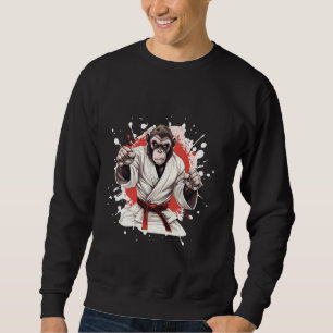 Sudadera Judo, luchador de animales Monkey Karate
