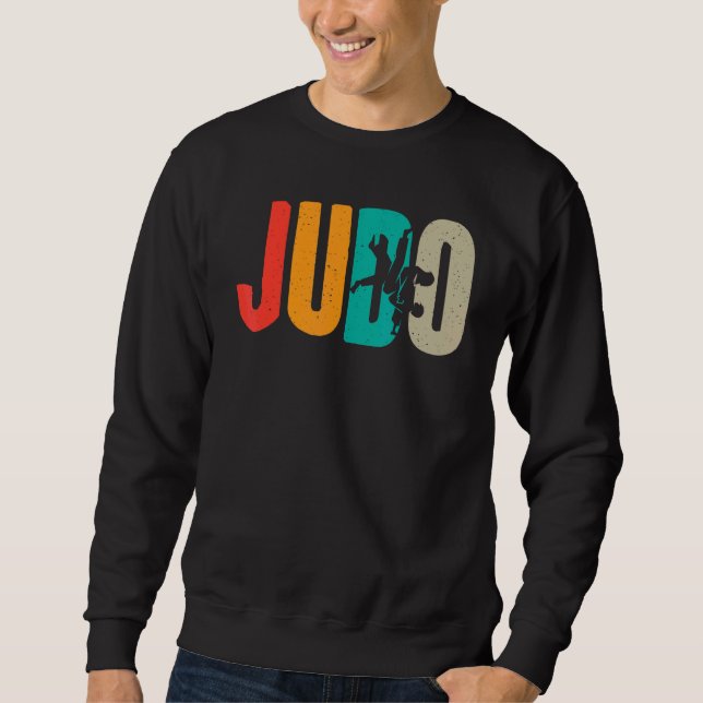 Sudadera Judo Retro Judo Antiguo (Anverso)