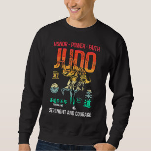 Sudadera Judo retro tee arte marcial japonés lucha contra j