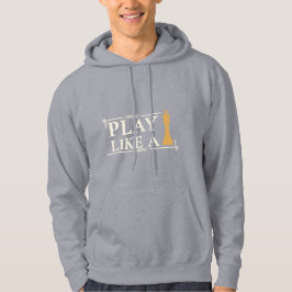 Sudadera Juega Como un Rey – Frase de Estrategia de Poder -
