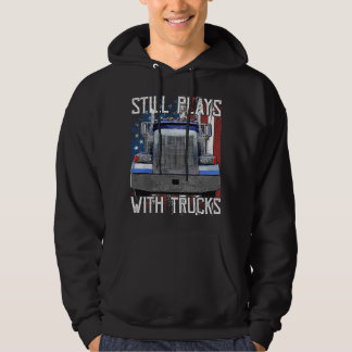 Sudadera Juega con Camiones Conductor de Camión Divertido B