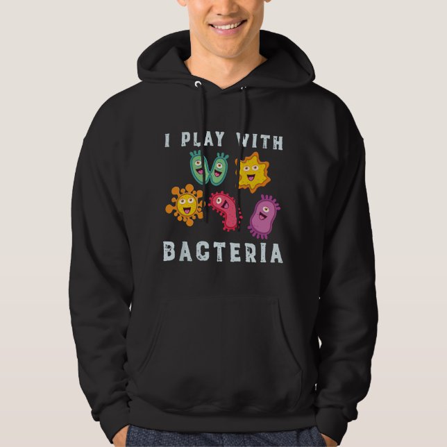 Sudadera Juego Con Bacterias Microbiólogo (Anverso)