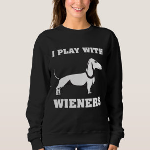 Sudadera Juego Con Wieners Los Divertidos Dueños De Dachshu