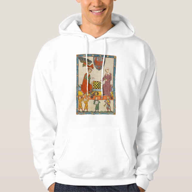 Sudadera Juego de Ajedrez Codex Manesse siglo XIV (Anverso)