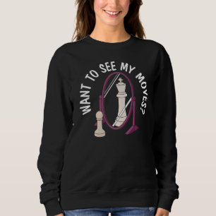 Sudadera Juego de ajedrez de tablero de ajedrez
