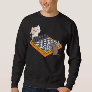 Sudadera Juego de ajedrez del tablero de ajedrez del propie