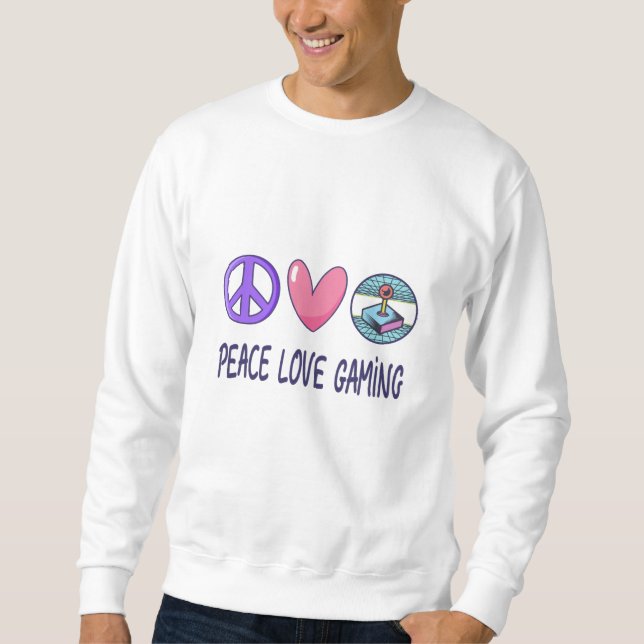 Sudadera Juego de amor de paz (Anverso)