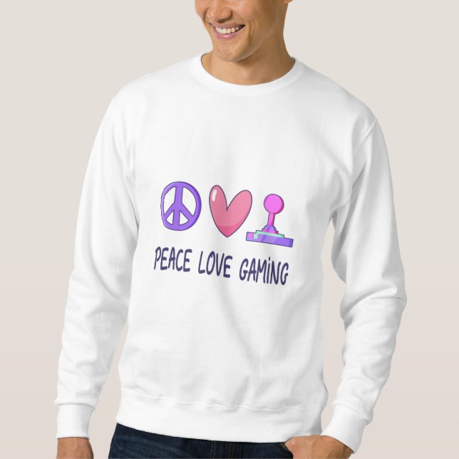 Sudadera Juego de amor de paz (Anverso)
