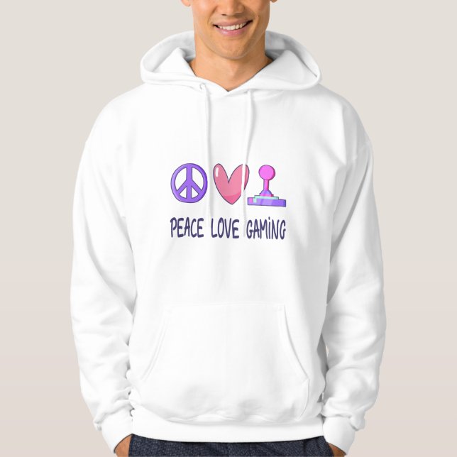 Sudadera Juego de amor de paz (Anverso)