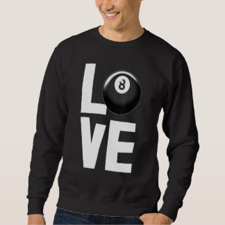 Sudadera Juego De Amor S Billiards Player Tees Men Game