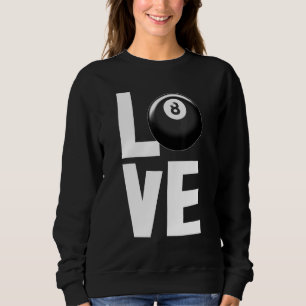 Sudadera Juego De Amor S Billiards Player Tees Men Game