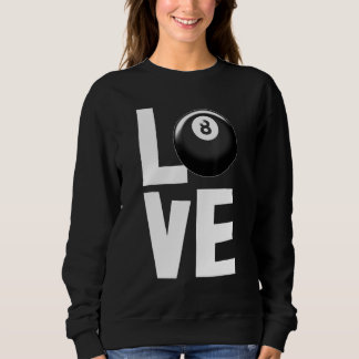 Sudadera Juego De Amor S Billiards Player Tees Men Game