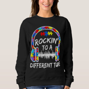 Sudadera Juego De Autismo Rocando A Una Tune Diferente Para
