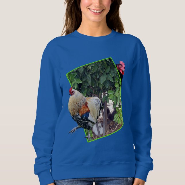 Sudadera **"Juego de aves: Escóndete de pollo en 3D"** (Anverso)