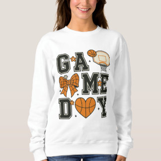 Sudadera Juego de baloncesto Día de la camiseta de diseño c