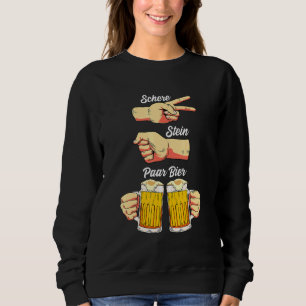 Sudadera Juego de Bebe Drinker Rock Paper tira Oktoberfest