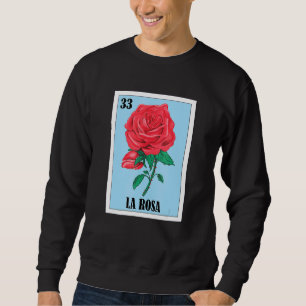 Sudadera Juego de cartas de Bingo de Lotería Mexicana La Ro