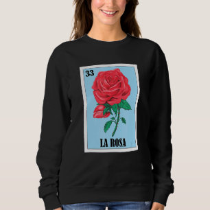 Sudadera Juego de cartas de Bingo de Lotería Mexicana La Ro