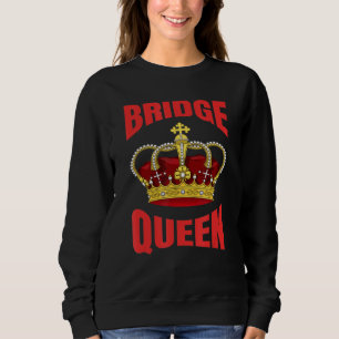 Sudadera Juego de cartas Queen Bridge para ropa de mujer