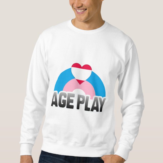 SUDADERA JUEGO DE EDAD ARCOÍRIS (Anverso)