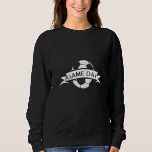 Sudadera Juego de fútbol Día Vibes Balón de fútbol