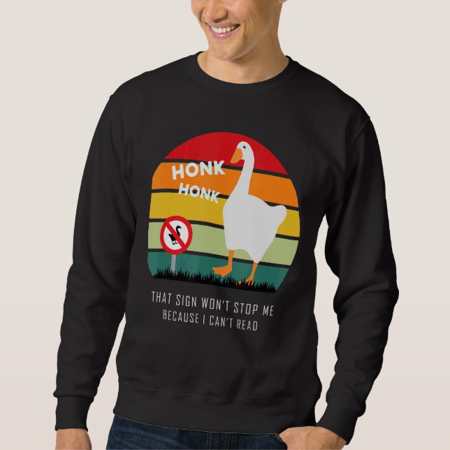 Sudadera Juego de ganso sin título Honk Goose Idea 2 (Anverso)