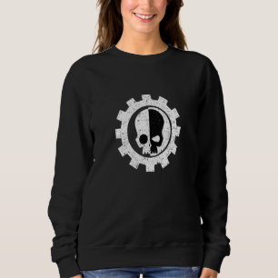 Sudadera Juego de guerra Jugador de RPG Símbolo de calavera