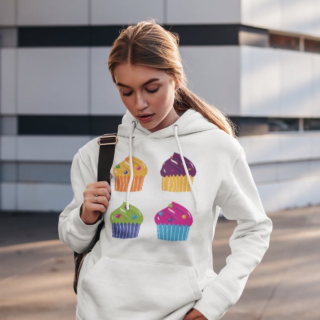 Sudadera Juego de magdalenas con sprinkles Postre Brillante (Subido por el creador)