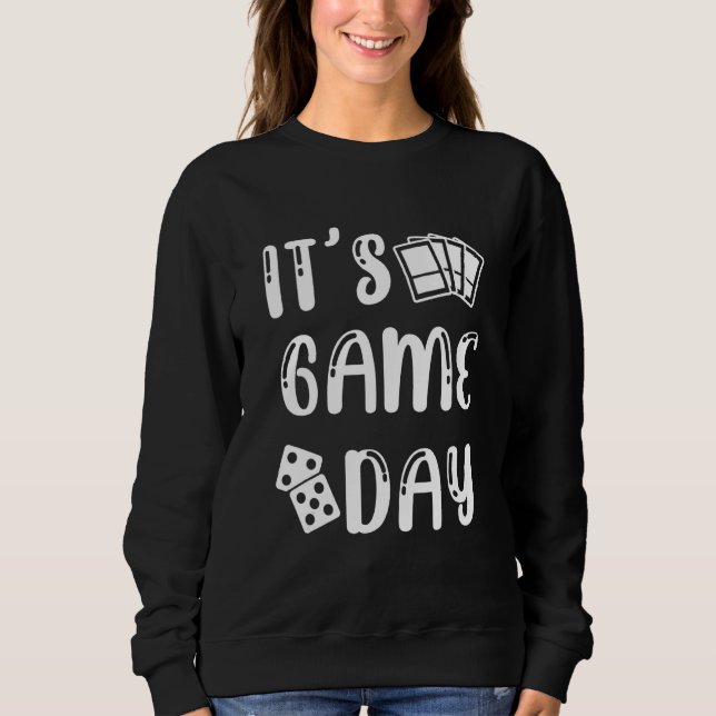 Sudadera Juego de mesa Día de juegos Nerd Gamer Gaming Back (Anverso)