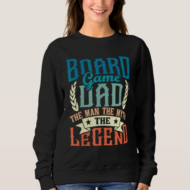 Sudadera Juego de mesa para hombres papá the Legend - Boa d (Anverso)