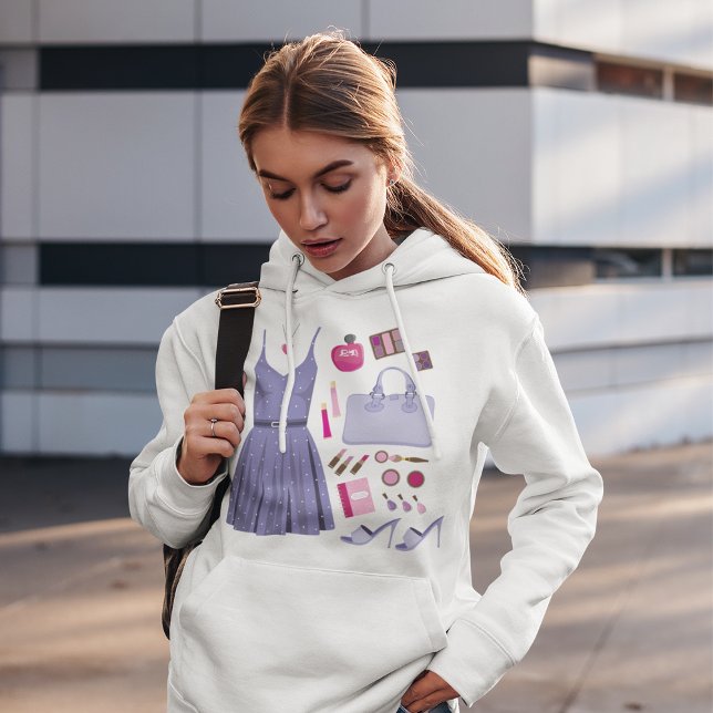 Sudadera Juego de moda púrpura (Subido por el creador)