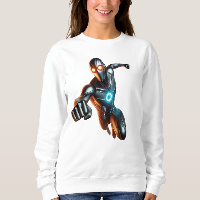 Sudadera Juego de reactores de arco del hombre de hierro -  (Anverso)