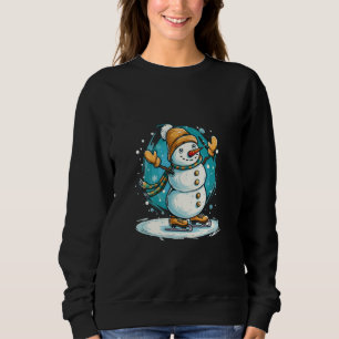 Sudadera Juego de snowman para patinaje sobre hielo Guay pa