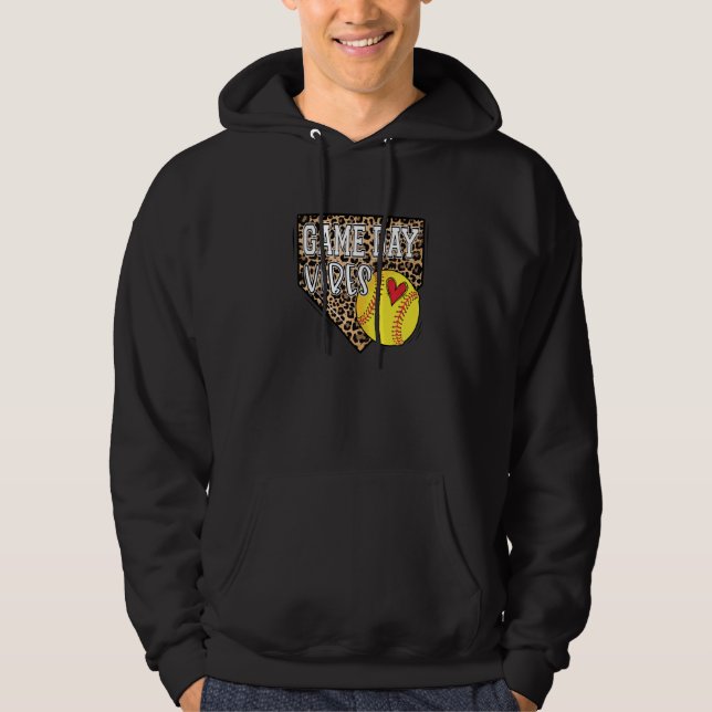 Sudadera Juego de Softball Bleached Vibes Tee Leopard Softb (Anverso)