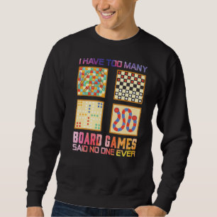 Sudadera Juego de tablero Cita Gamer Pun texto gráfico