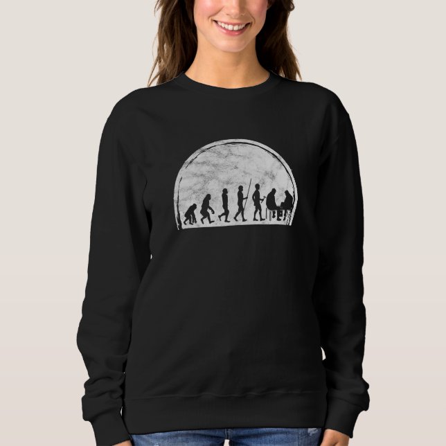 Sudadera Juego de tablero de ajedrez Evolution Checkmate Ch (Anverso)