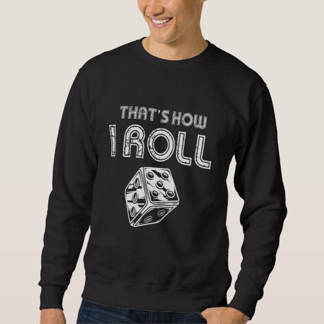 Sudadera Juego de tablero Dice Gamer Estrategia de juegos B (Anverso)