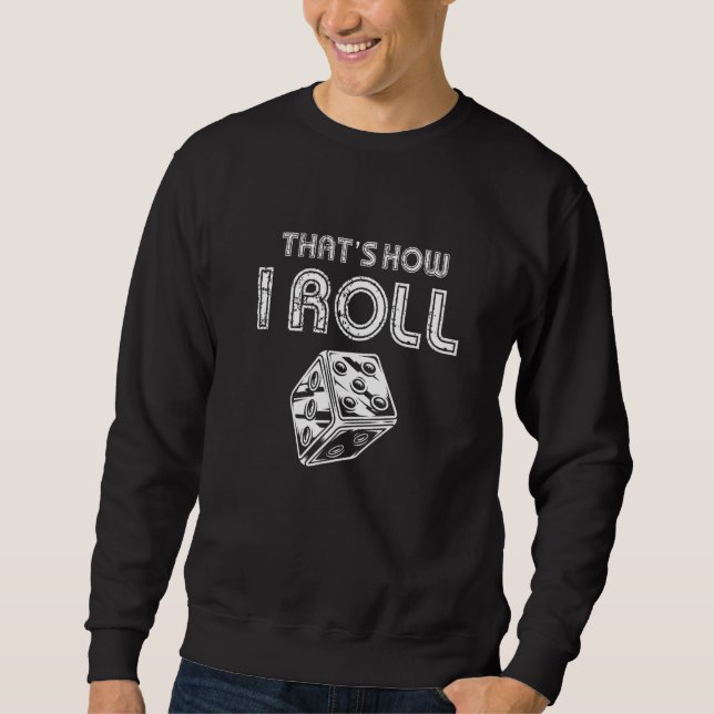 Sudadera Juego de tablero Dice Gamer Estrategia de juegos B (Anverso)