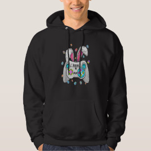 Sudadera Juego de video Bunny Gaming Controller Easter Day